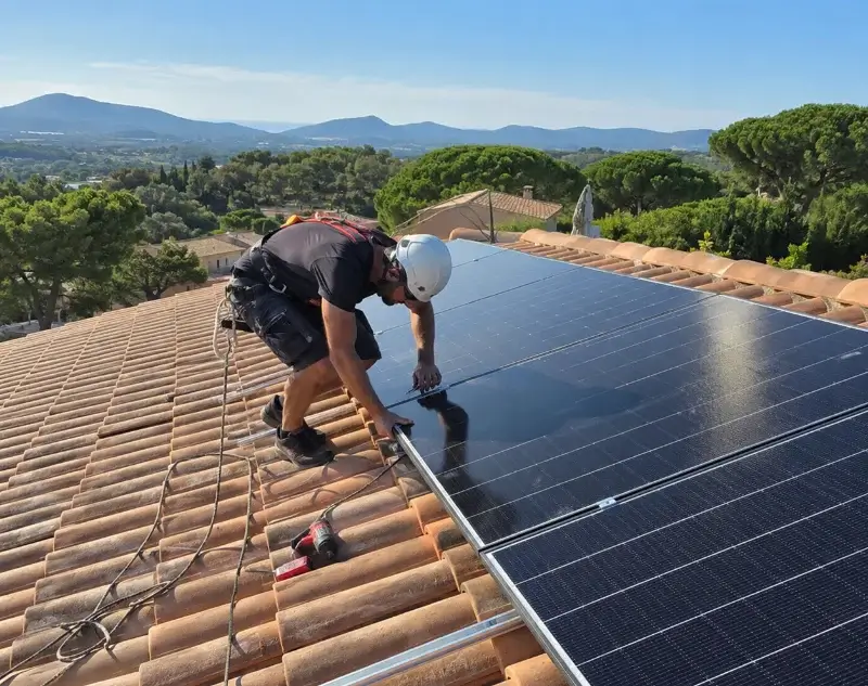 Installateur panneaux solaires Montolieu — pose photovoltaïque sur toiture